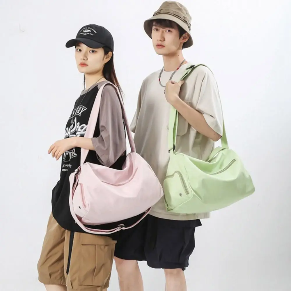 Ins Large Capacity Travel Duffle Bag Waterproof Handheld Travel Luggage Bag Business Trip Sports Messenger Bag Women