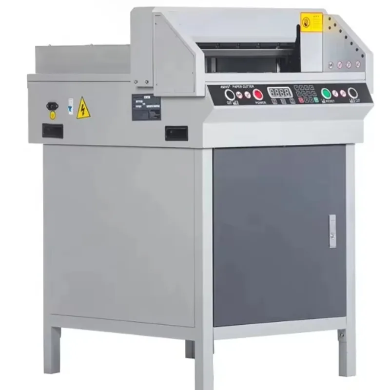 G450VS+ Electric Professional High-capacity Commercial Guillotine Paper Cutter With Motor & PLC Easy To Operate Gino Ltd.