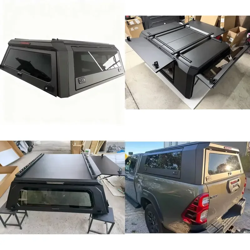 Premium Aluminum Hardtop Truck Top for Off Road Smart Car Camper Housing Compatible with 2024 2025 F150 Tacoma 4th Generation