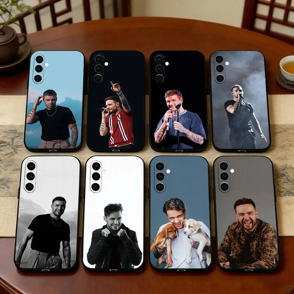 Singer Liam Payne gift Phone Case Black Silicone Soft For Samsung Galaxy A73,A72,A71,A70,A53,A52,A51