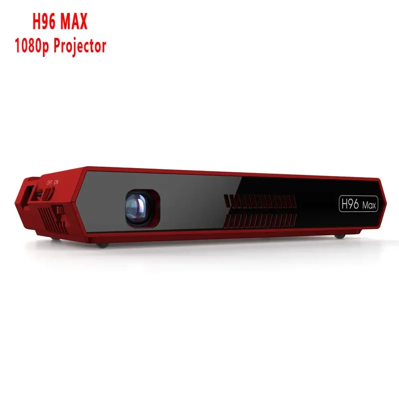 Best quality H96 Max 1080p full hd pro2.4G voice remote BT Speaker 8 Core 64 bit android 2.4G/5G Wifi 4K projector