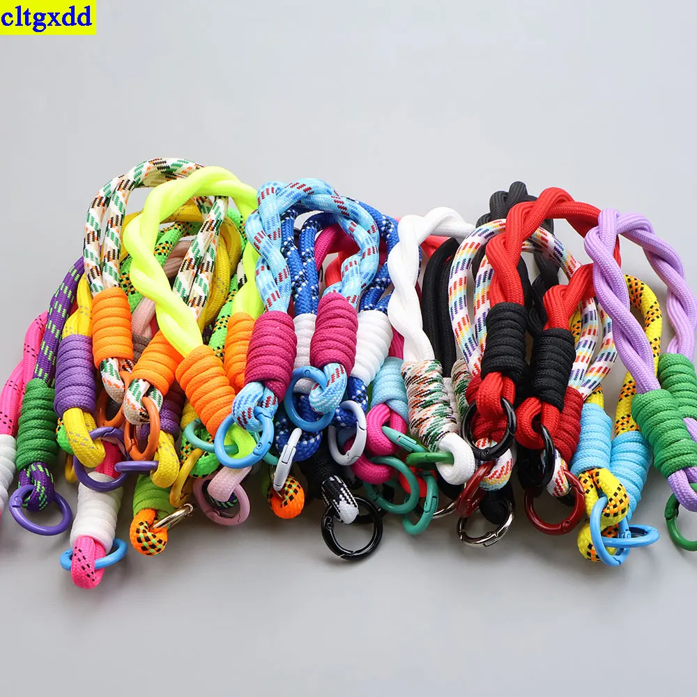 cltgxdd 1piece colorful mobile phone hanging rope decoration anti loss pendant fashionable and strong wristband hanging rope