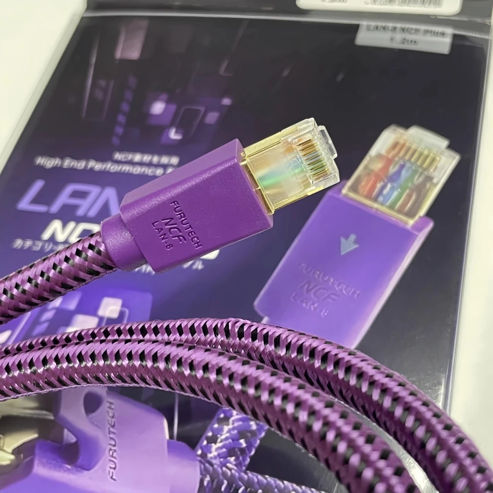Furutech LAN-8 NCF Plus 2.5m High End Audio Ethernet Cable RJ-45 Digital I2S Class 8 Line Original