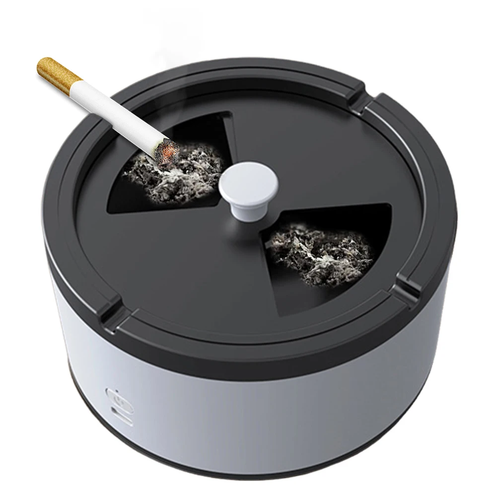 

Портативная пепельница-очиститель воздуха для удаления дыма, бездымная пепельница для дома, офиса и помещений