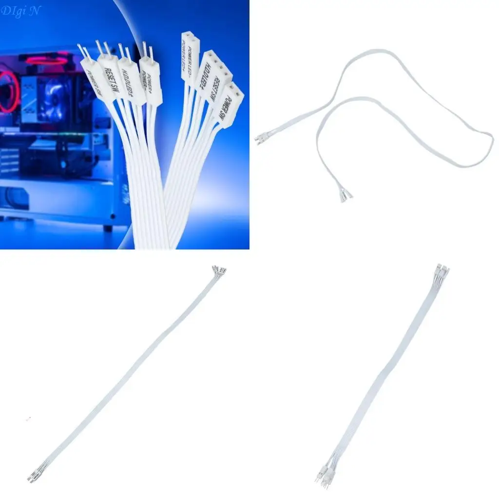 

Внутренний кабель корпуса ПК, чтобы расширить кнопку сброса сброса материнских плат