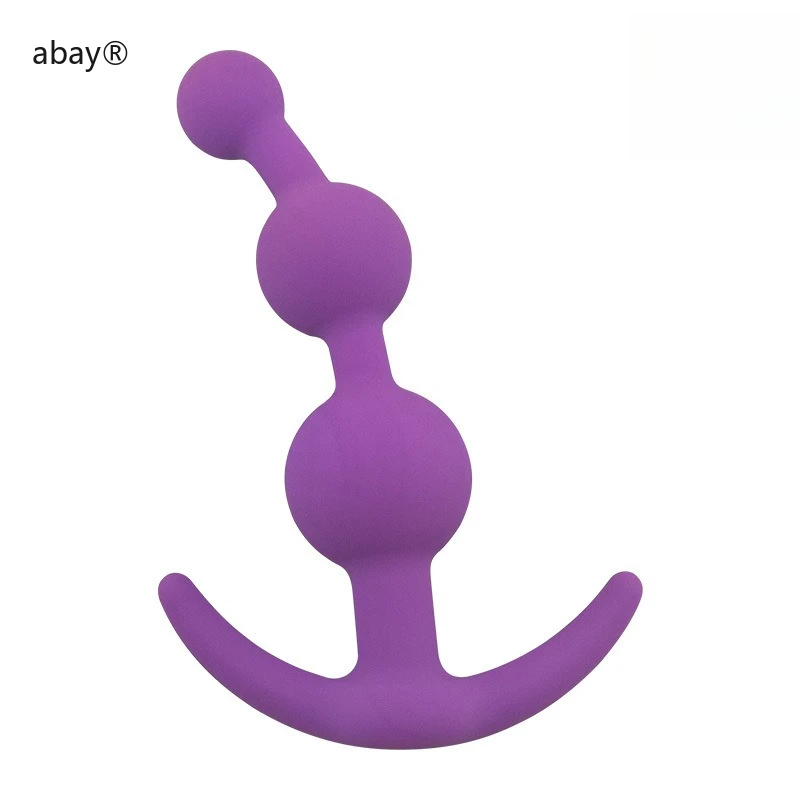 Backyard anal three-section bead backyard development couple couple sex toys SM sex props sex products