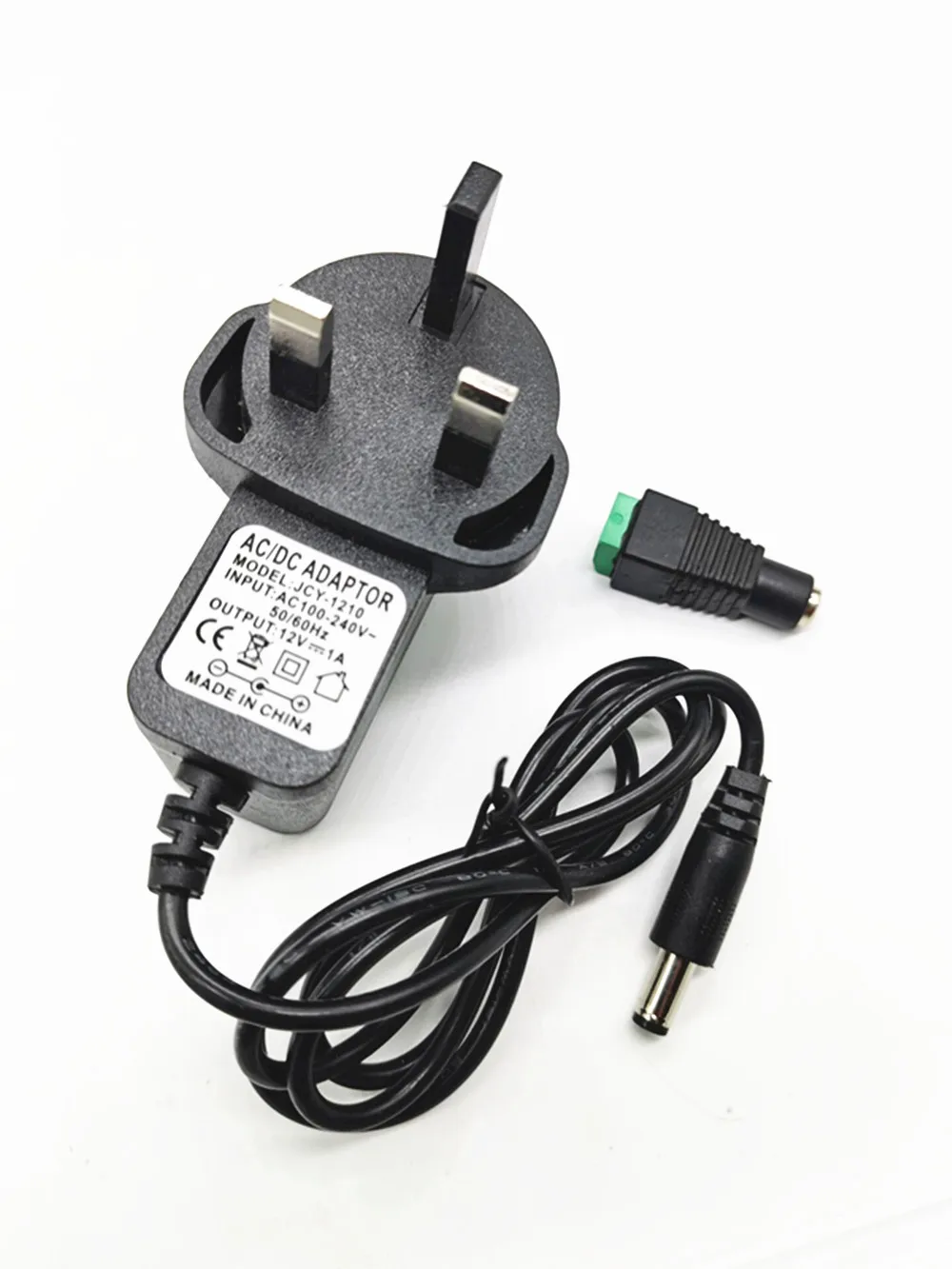3pcs EU / US Plug AC 100-240V To DC 12V 1A 12W Power Supply Adapter Cord for LED Strip sale