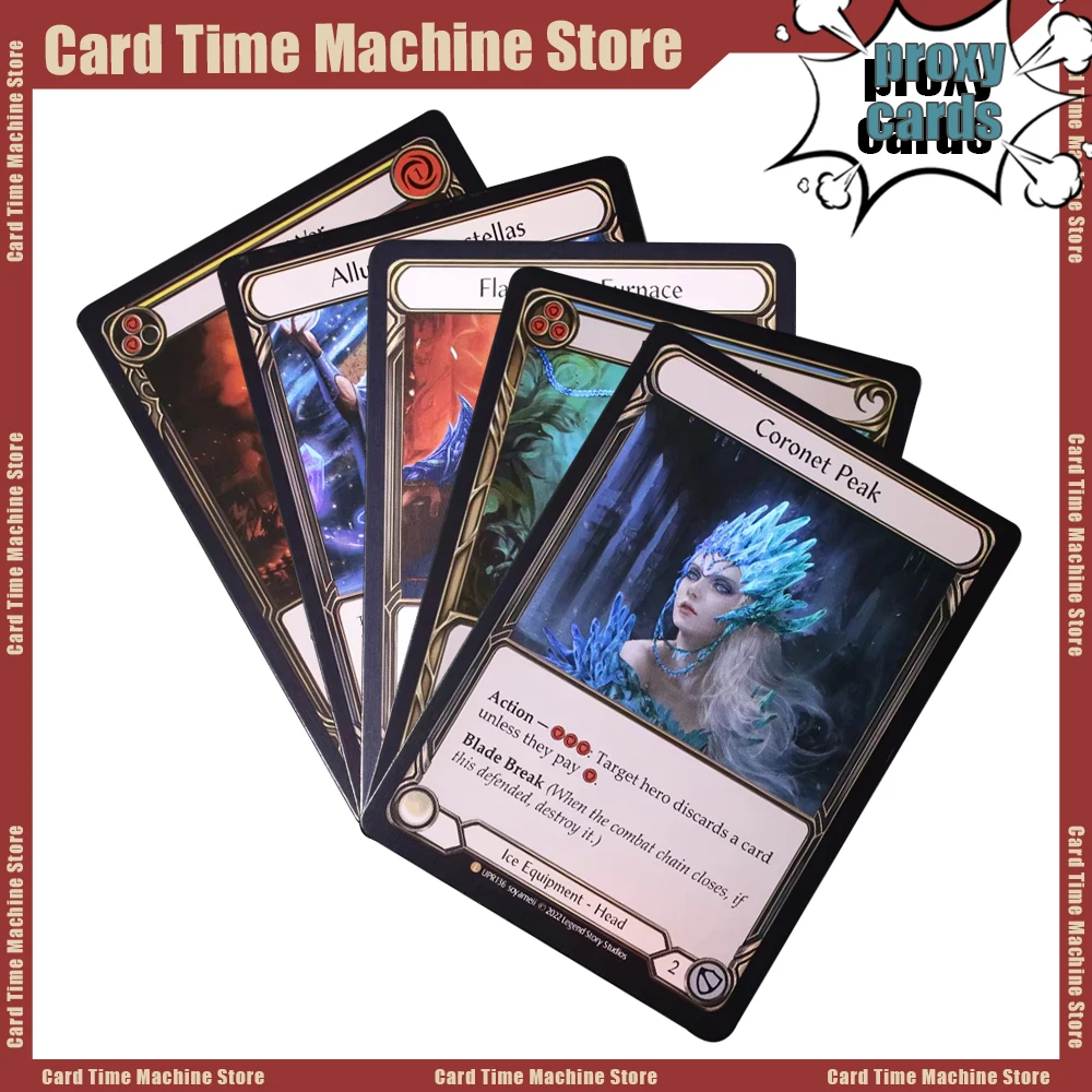Flesh and Blood FOIL Proxy Cards for Entertainment Games FAB Blood of the Dracai Alluvion Constellas Card Collection Toys Gift