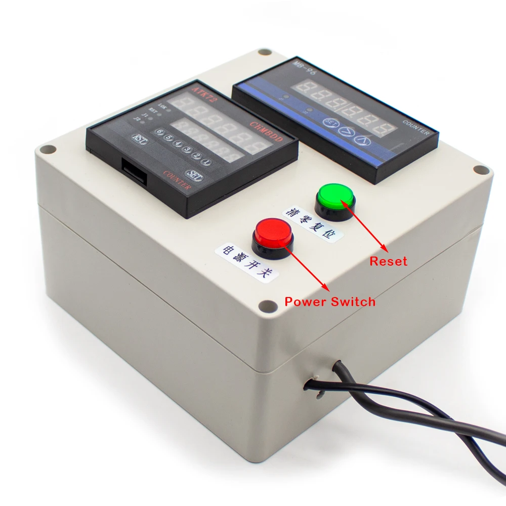 Encoder Ruota Misuratore Ruota di misurazione Misuratore di lunghezza intelligente Tipo a rullo Encoder con contatore di controllo digitale