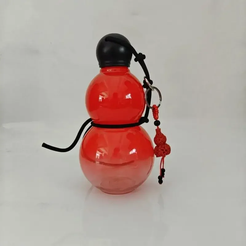 Chinese Style Retro Gourd Drinking Bottle Large Capacity Vintage Gourd Water Bottle Creative Sports Gourd Kettle Space Cup