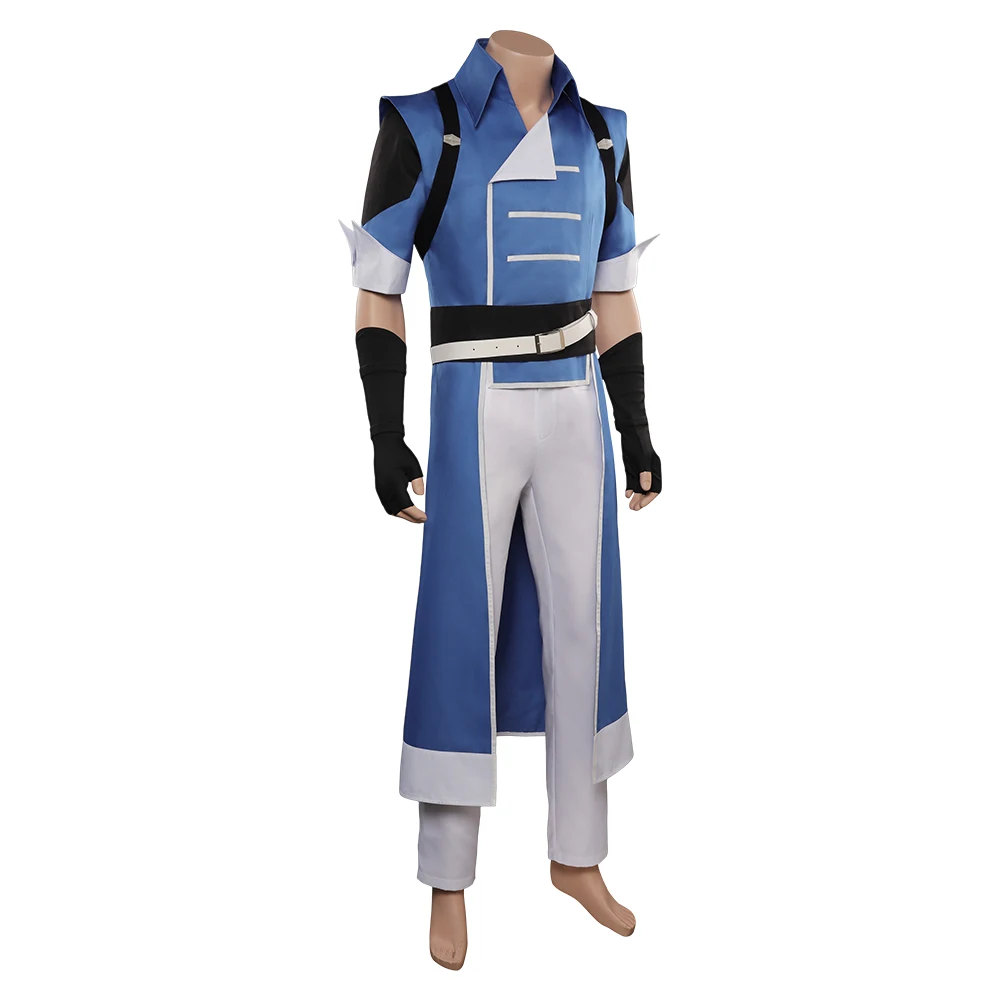 Disfraz de Richter Belmont para hombre adulto, traje de Cosplay de fantasía, abrigo, pantalones, guantes, traje de Carnaval de Halloween