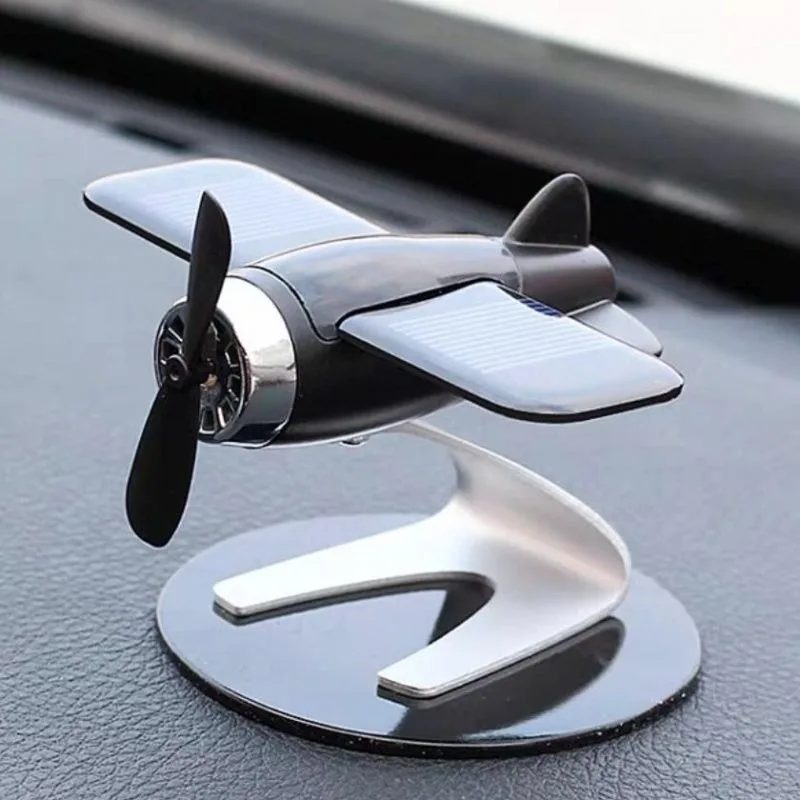 

Solar Airplane Creative Men's Car Decoration Car Interior Accessories Desktop Ornament Gift For Woman, Man, Car Enthusiast
