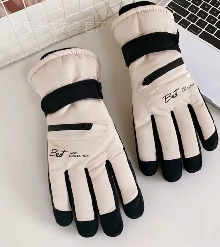 

Winter Non Slip Waterproof Touch Ski Gloves Sports Gloves Snowboard Accessories Pocket Warm Men's and Women's Gloves