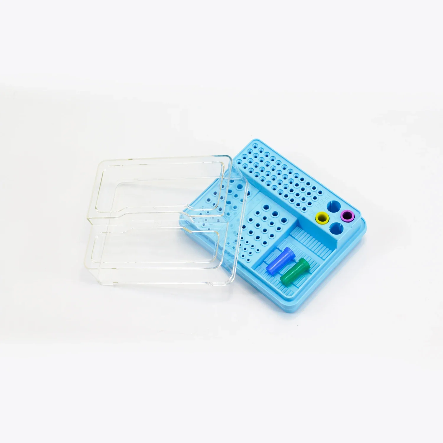 Autoclave Endo Files Box Dentist Materials Burs Holder Tools Plastic Box Sterilization Box Multi Function Tools fast shipping