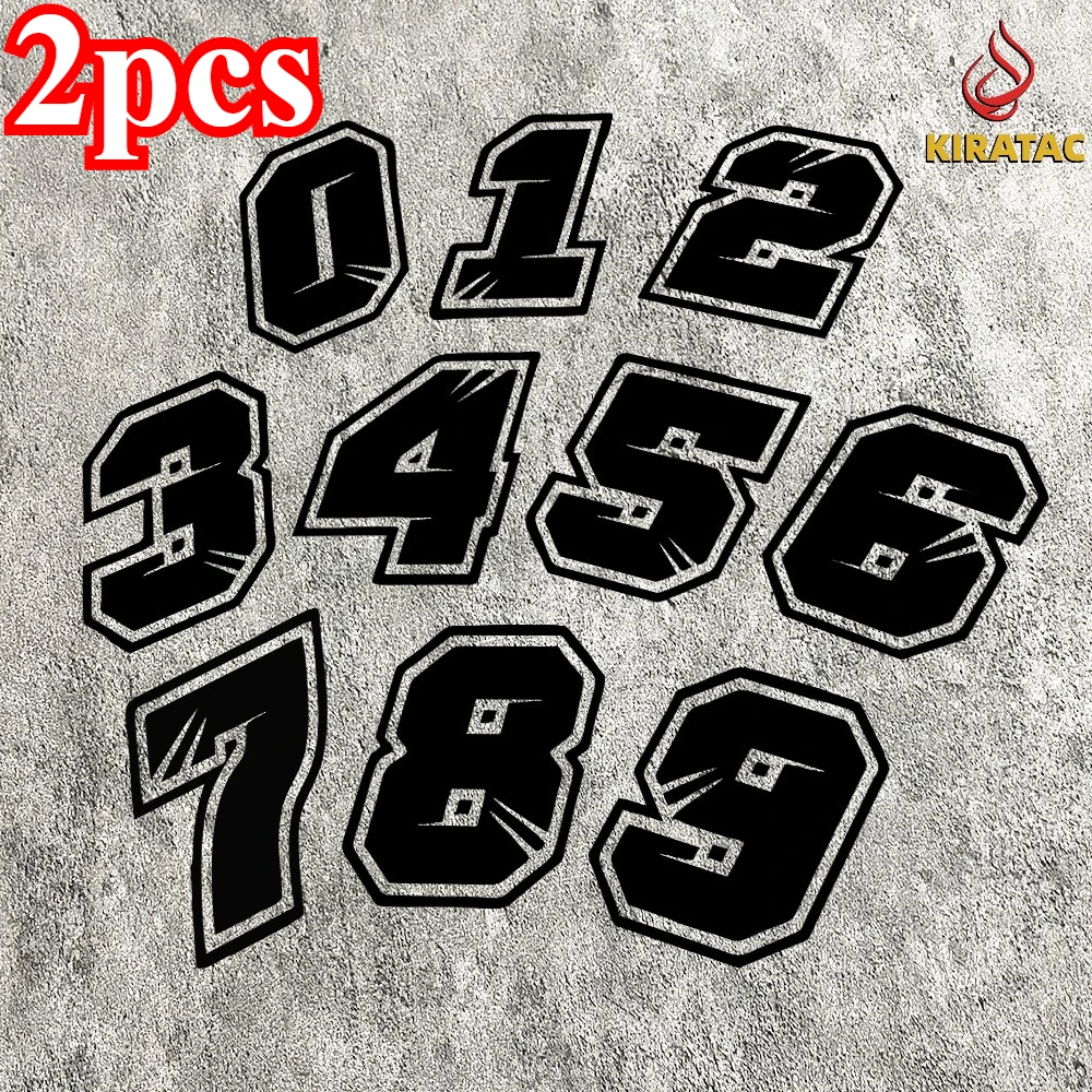 2Pcs Funny Black Number Waterp - огляд і ціна Race Bib