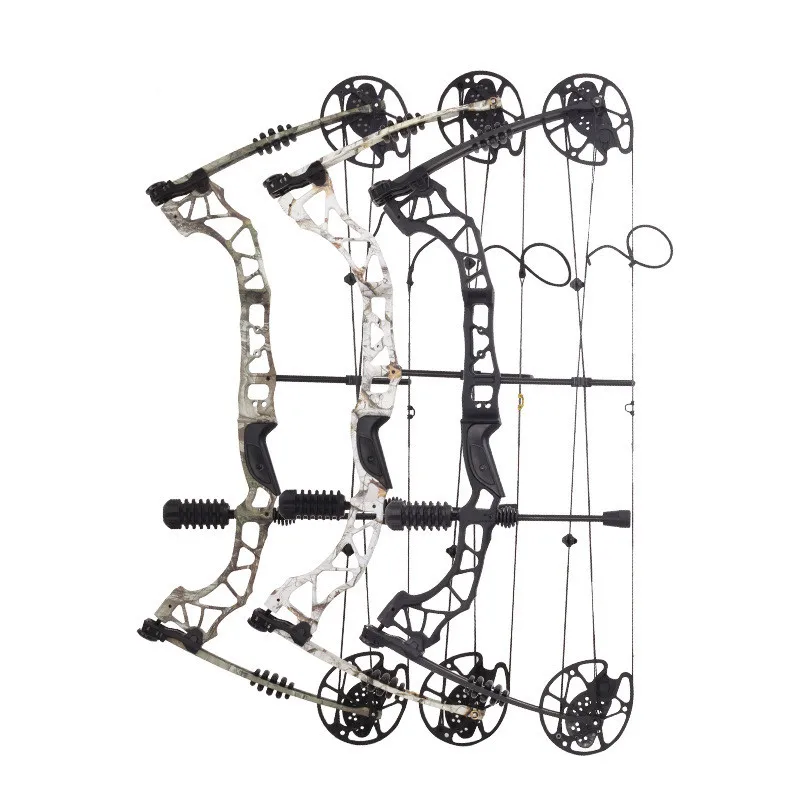 30-70lbs Adjustable Compound Bow Kit Right Hand 329fps Archery Hunting Shooting Target Let-off 80% 3 Color