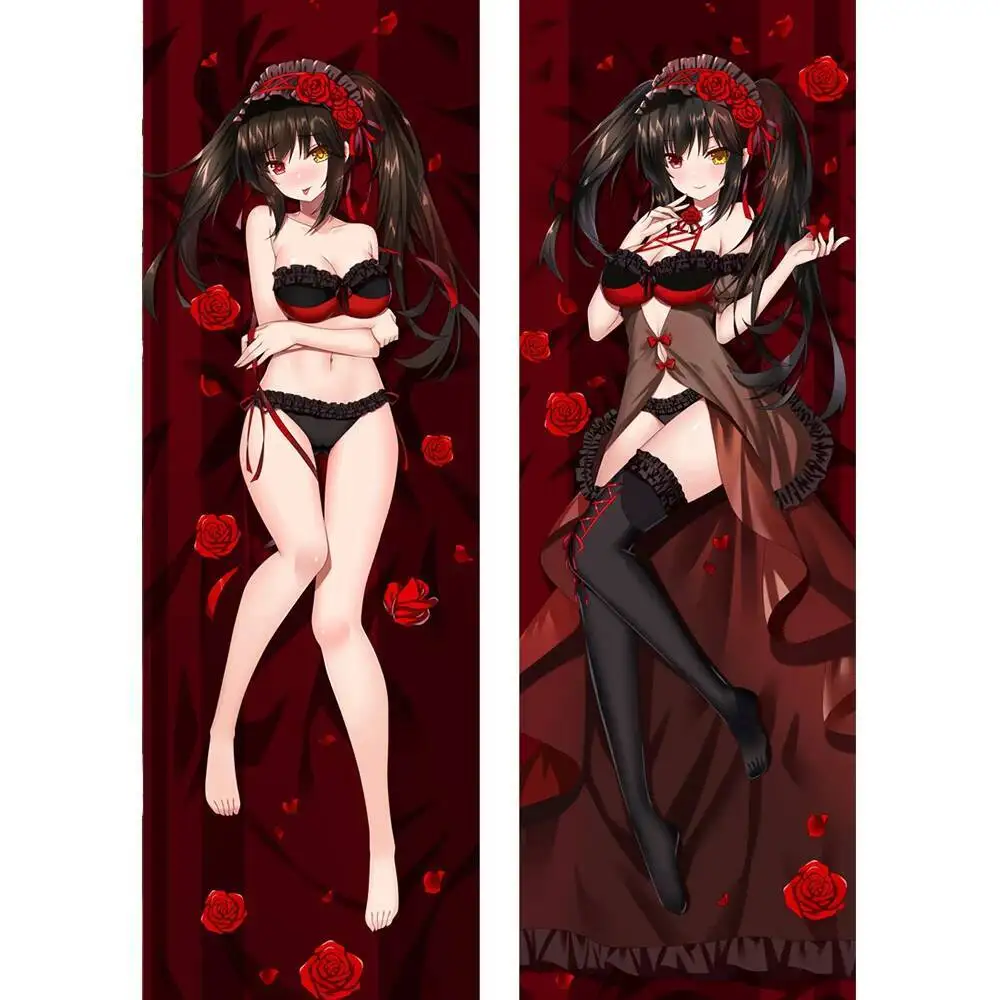 

Tokisaki Kurumi Hing Body Pillowcase Dakimakura Date A Live Anime Otaku Pilow Case Cover Cushion Room