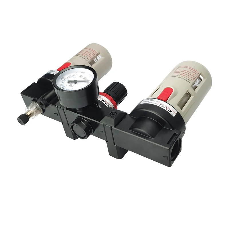 Filtr oczyszczania źródła powietrza BC2000 Separator wody i oleju Zestaw regulatora ciśnienia gwintu 1/4 BSP