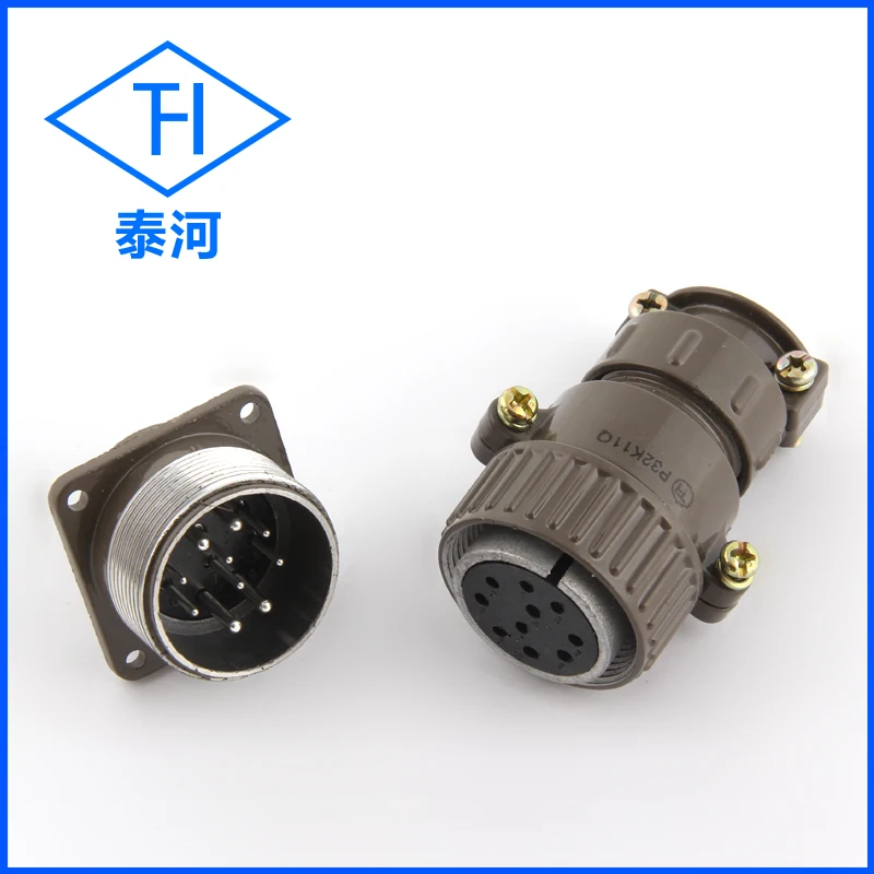 Connector P32K11Q P32J11A 10 Core Aviation Industry Plug Socket