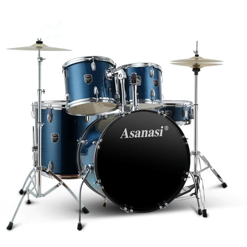 Drumset Percussion Instrument Drum Set Five Drum 2 Cymbals for Beginner