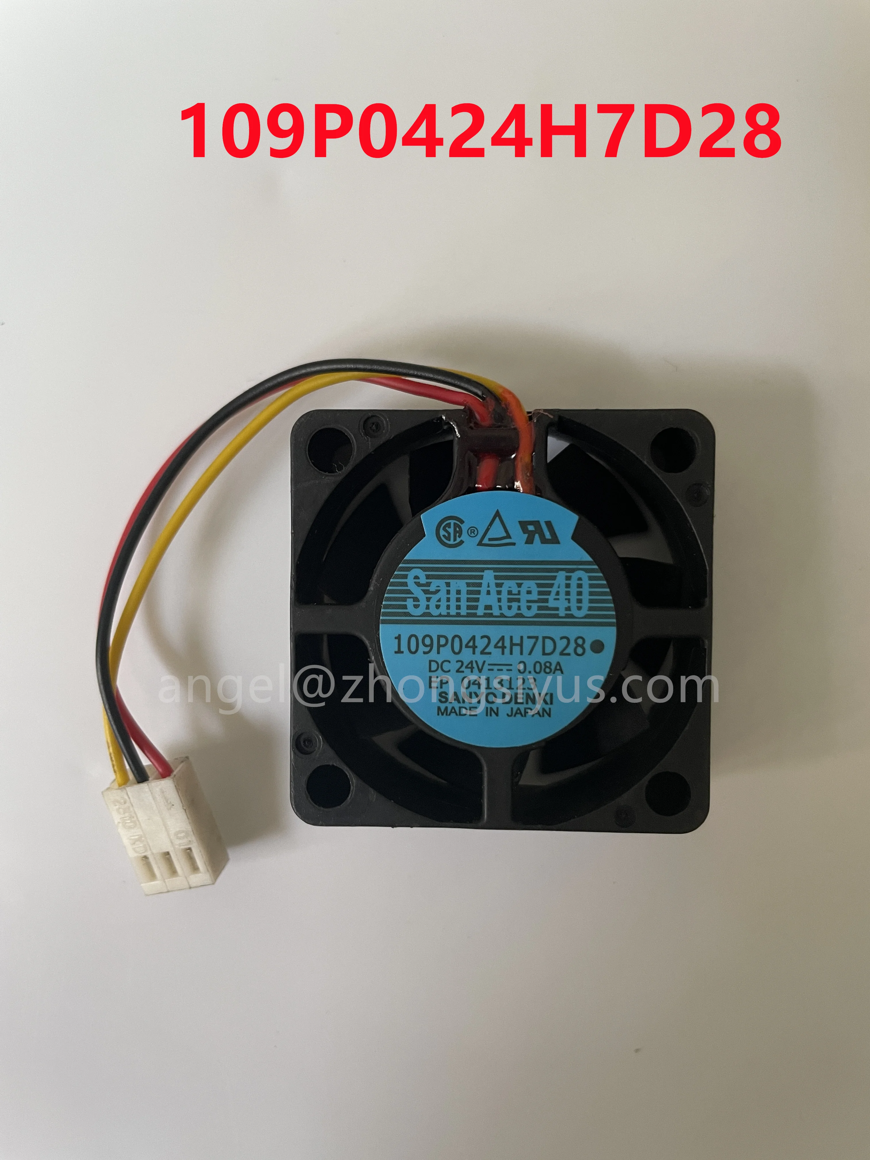 109P0424H7D28 Original new SANYO  Cooling Server Fans For Fanuc P/N: A90L-0001-0441/39 DC24V 0.08A Server Fan 3pin 45*45*15MM