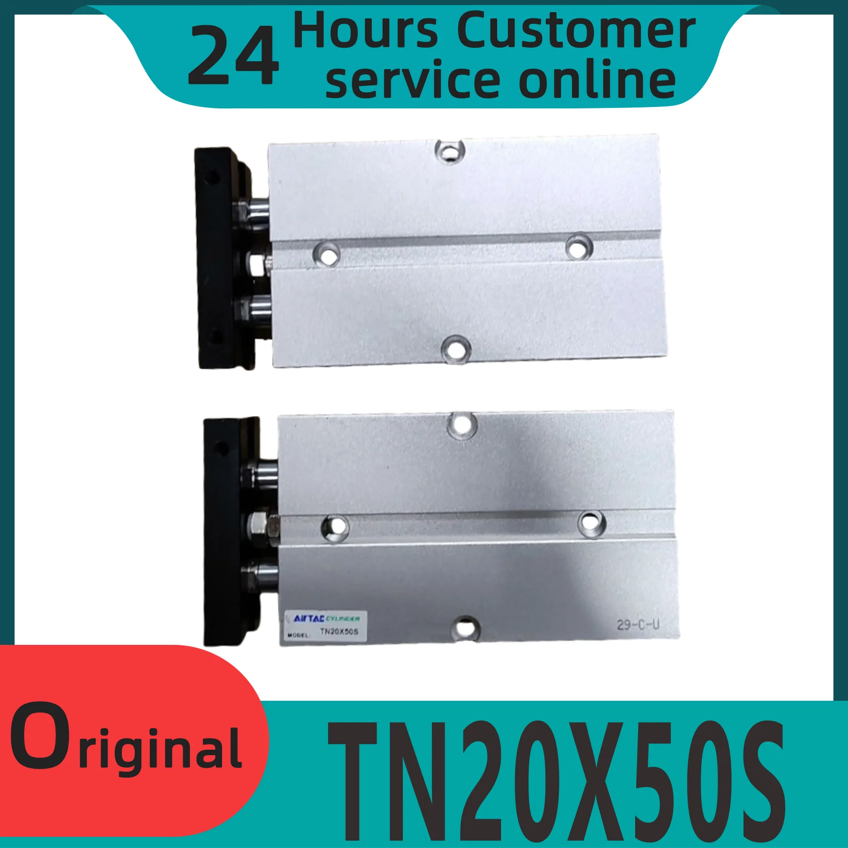 

Brand new original TN20X50S TN20X60S TN20X70S TN20X75S dual axis double rodcylinder