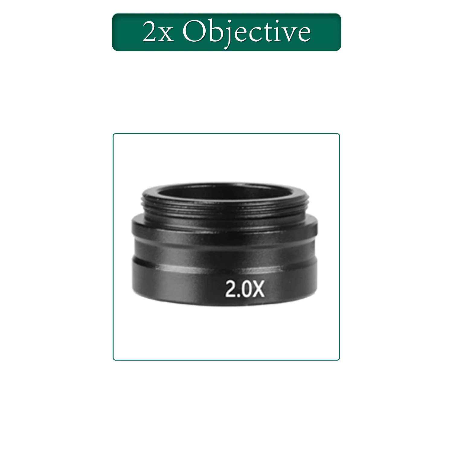 YIZHAN Vergrößerung, einstellbares 150-faches Fokus-C-Mount-Objektiv mit 0,5 x 2 x 0,3 x Objektiv für industrielle digitale Mikroskopkamera – Detail 5
