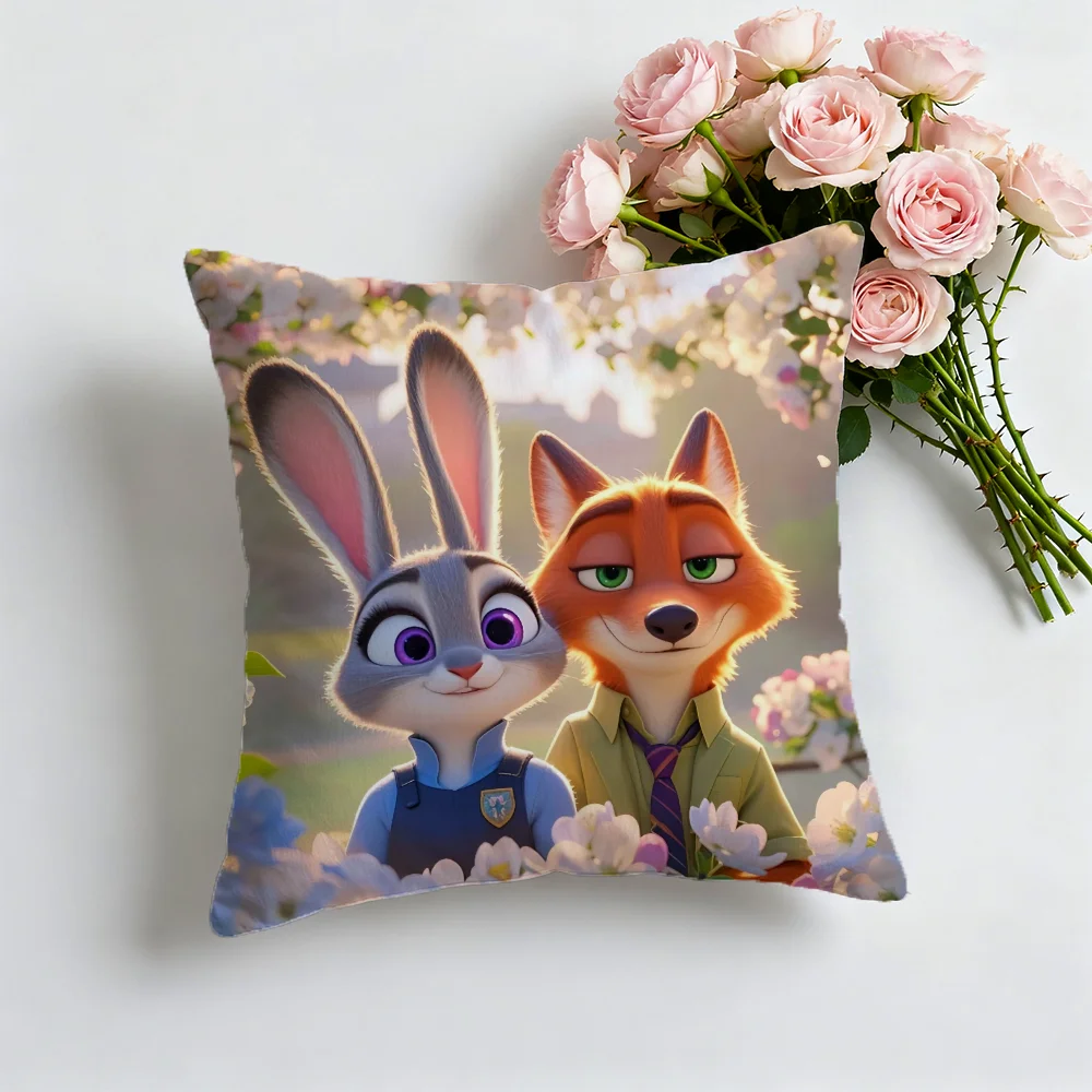 

Judy Nick Zootopia x kulechaowan Cushions Cover FOR SOFA Living Room Decoration HQ Luxury Sleeping Pillows Home Art