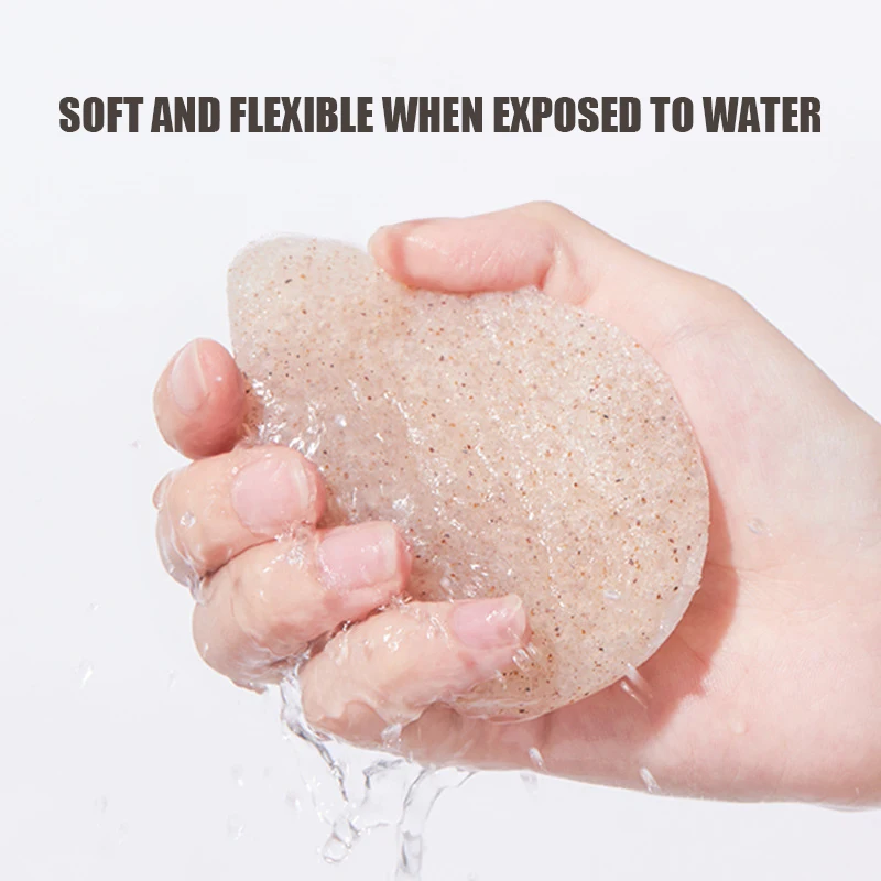 Walnut Konjac Facial Sponge For Deep Cleansing And Gentle Exfoliation Soft Skin Care Puff