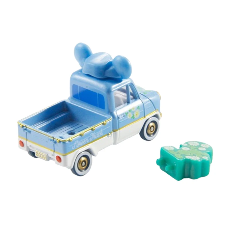 TAKARA TOMY-Modèle de camion de souris de printemps Disney pour enfants, ornements de dessin animé, cadeaux d'anniversaire, jouets périphériques animés