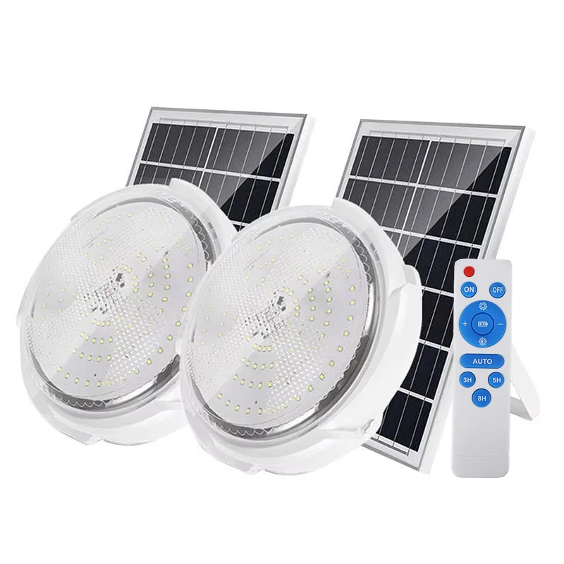 

CHAOYIDIAN Factory Wholesale Modern Style Solar LED Chandelier & Ceiling Light for Bathroom Dimmable, Plastic Housing