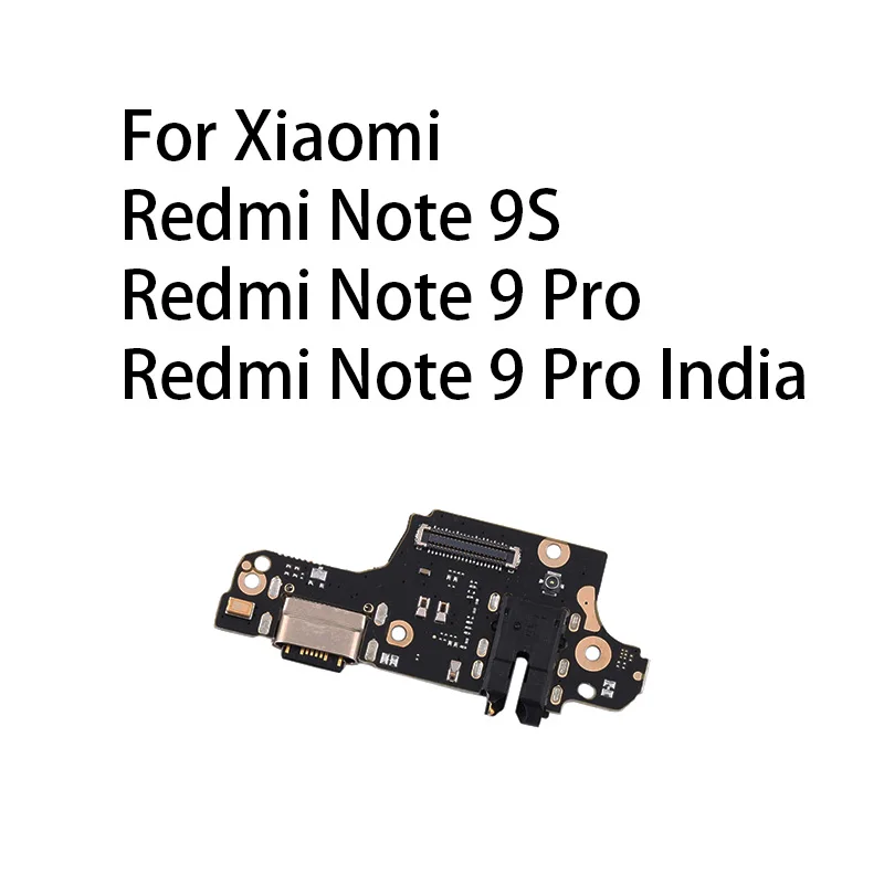 USB Charging Port Board Flex Cable Connector for Xiaomi Redmi Note 9S / Redmi Note 9 Pro