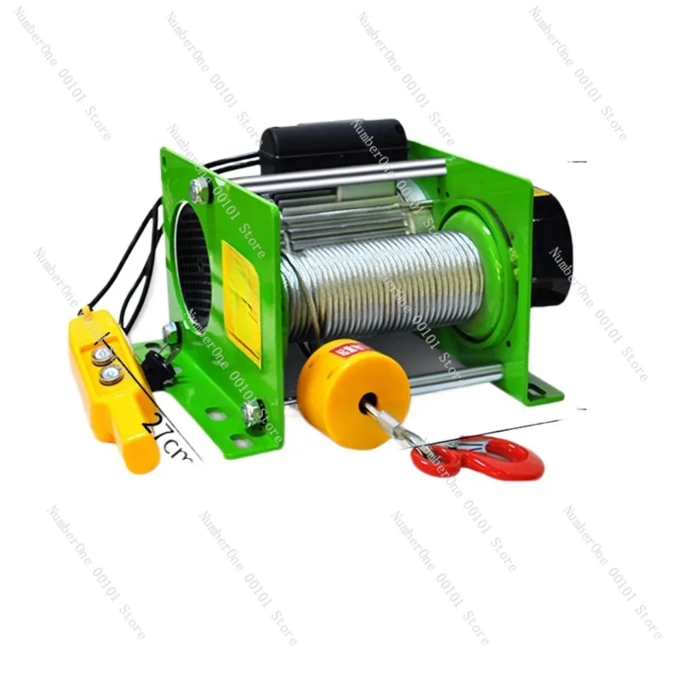 

220V/380V German-style hoist heavy duty 1 ton small electric hoist wireless remote control crane fast lift lifting crane