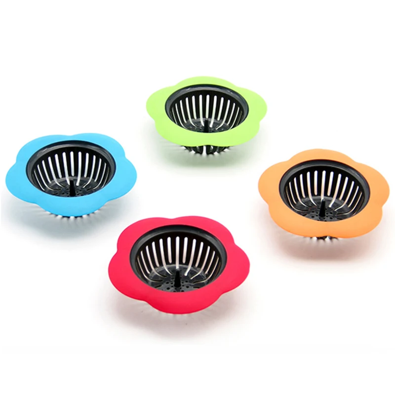 

4PCS Kitchen Sink Strainer 4.4" Diameter Plastic Sink Drain Strainer for Most Home Kitchen Sink