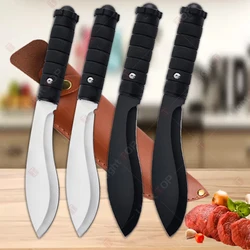 Stainless Steel Kitchen Knife Household Vegetable Fruit Knife Meat Cleaver Forged Knife Boning Knife Barbecue Meat Cooking Knife