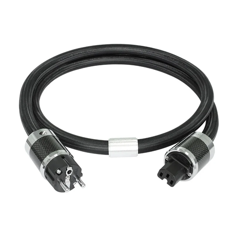 HiFi аудио кабель питания FURUTECH OCC медный C13 шнур питания переменного тока из углеродного волокна, вилка США и ЕС