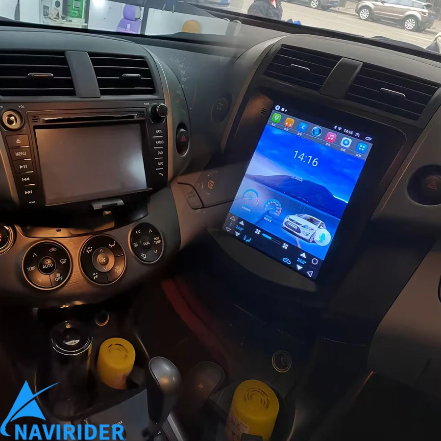 Car Multimedia Video Player HU For Toyota RAV4 2008-2012 Screen BT 1024*768 Navirider Android 15 GPS  10.4inch DSP Navi Stereo