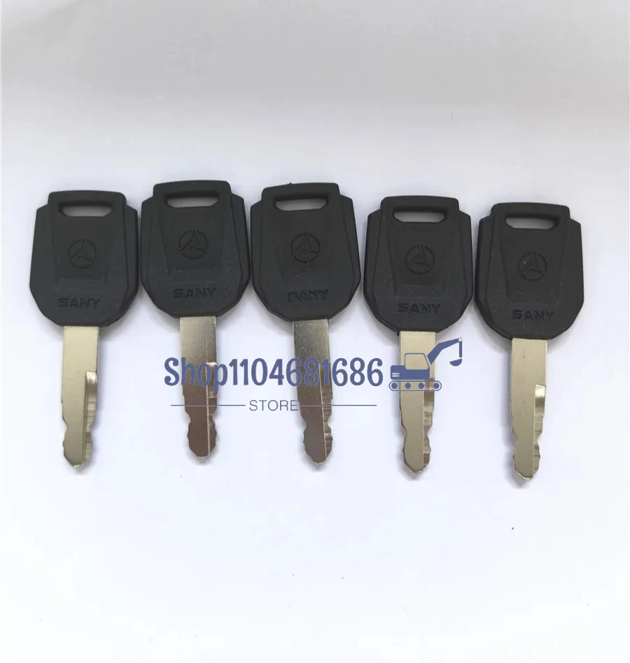 

5 PCS Sany Key for Sany 55/60/75/135/215/365/485 Excavator Heavy Equipment