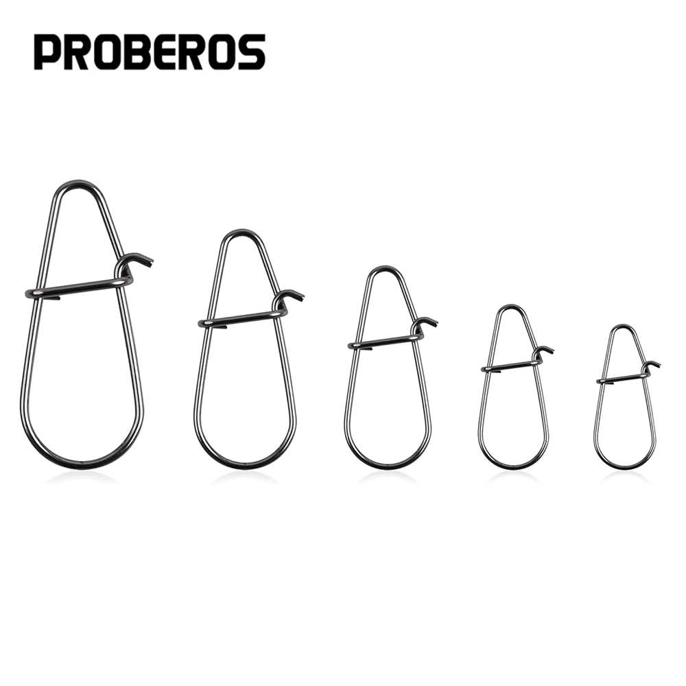 100 Uds Crankbait broches rodantes broches de pesca Duo Lock señuelo broches cambio rápido pesca Clips rápidos conector lubina de agua dulce - imagen 3