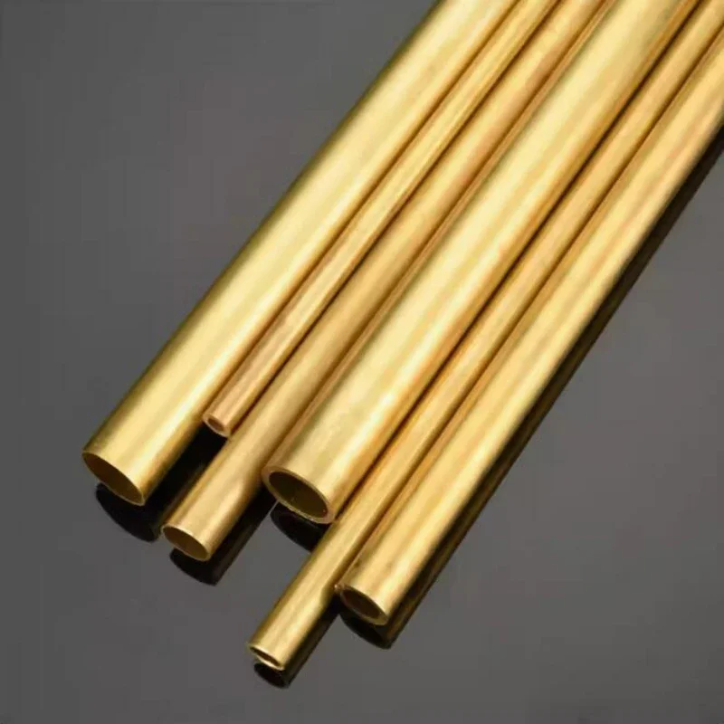 1Pcs Length 500mm H62 Brass Tube Capillary Tube OD 0.8/0.9/1/1.2/1.3/1.5/1.6/1.8/1.9/2mm Wall Thickness 0.15mm-0.6mm