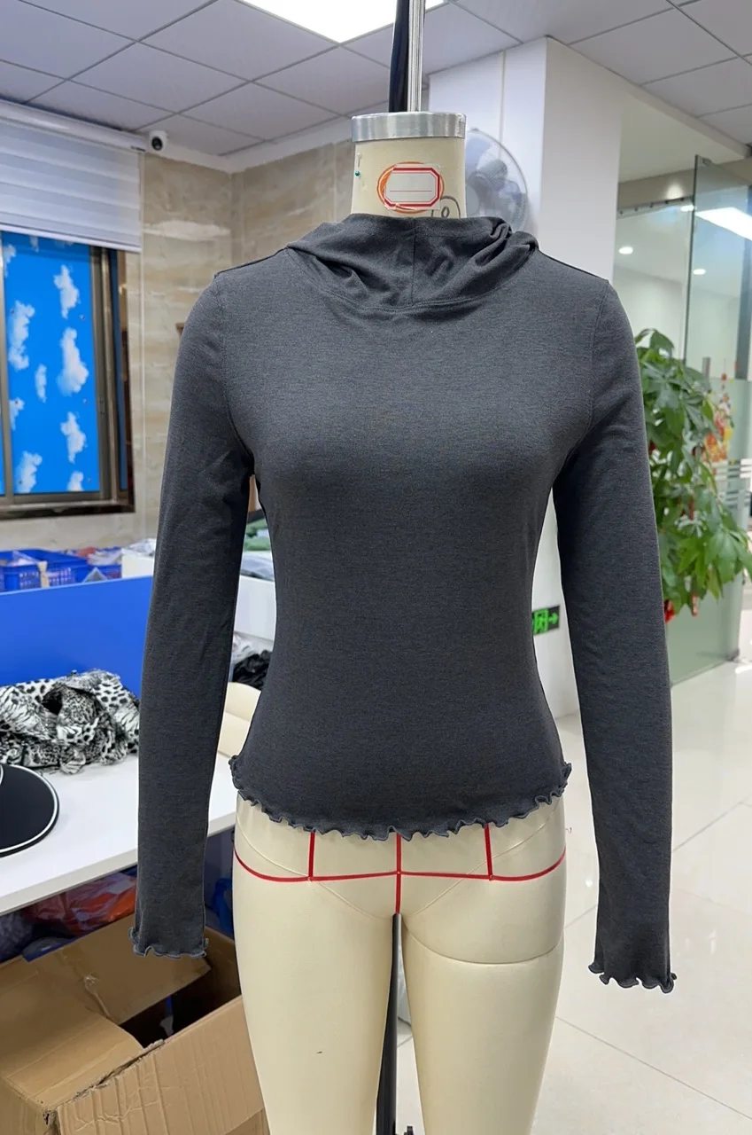 Elevate Your Style with Our Regenerated Cellulose Fiber Long Sleeve T-Shirt in Multiple Colors and Sizes