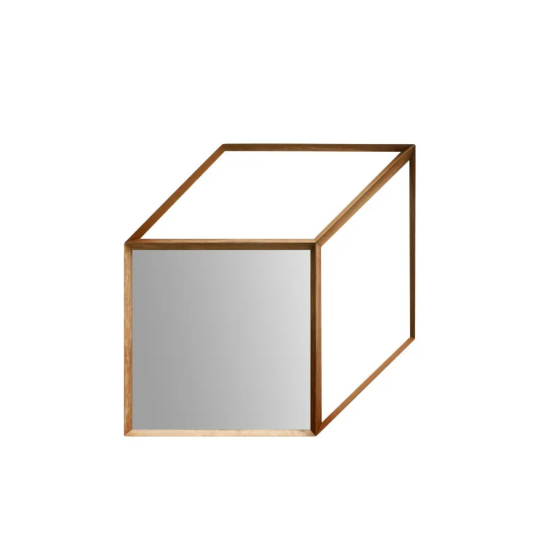 Irregular wall hanging decorative mirror background wall simple art ins mirror special-shaped European vanity mirror