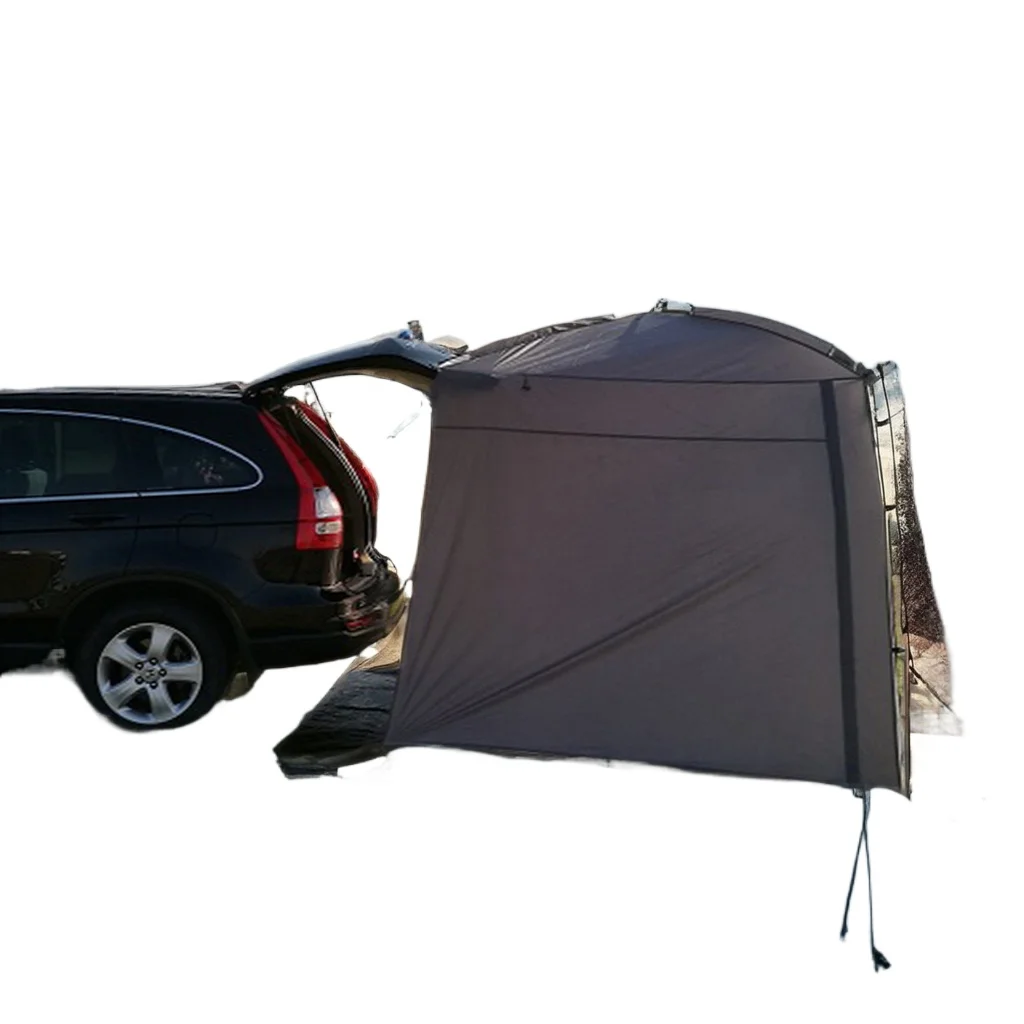 2024 High Quality Aluminum Car Tent Outdoor Camping SUV Single Layer 4 Season 5 Person Capacity Steel Carbon Fiber Frame Poles