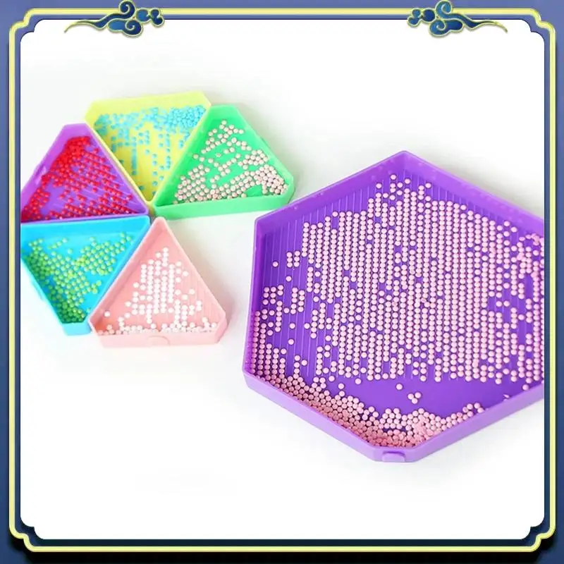 أحدث 6 شبكة لوحة الماس اللوحة صينية أطقم مسدس سعة كبيرة الحفر لوحة الماس اللوحة القلم الفن عبر غرزة