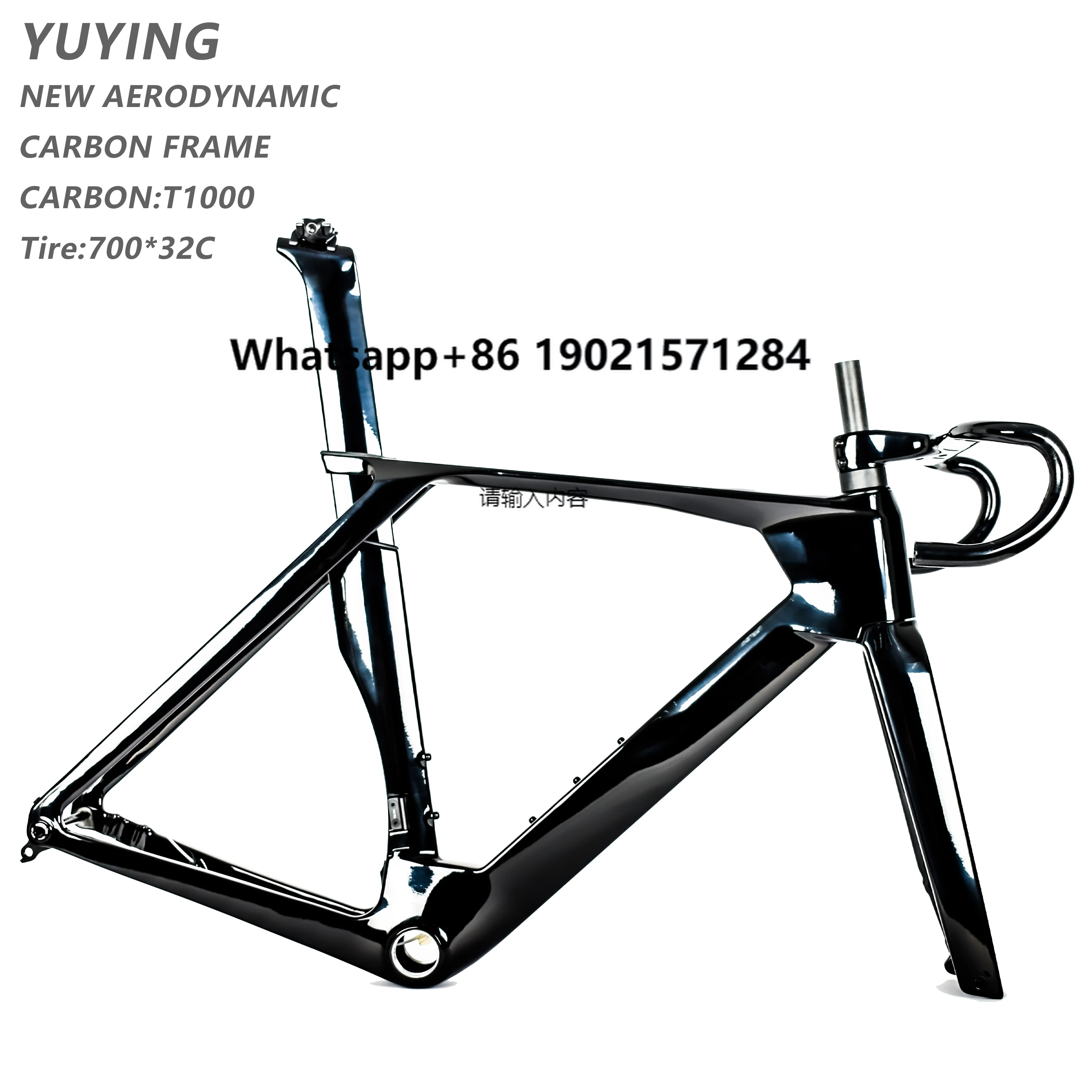 

24Speed Eletrionic Derailleur Light Carbon Fiber 700c*32c Bike Frame Full Hidden for Disc Brake Road Bicycle Frame