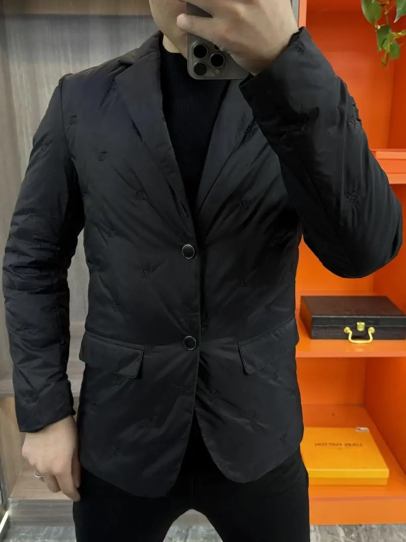 

Casual Chic Autumn Winter New Arrival Men's down Jaet Sli Versatile Busin Casual Trendy Faionable Lightweight Luxury