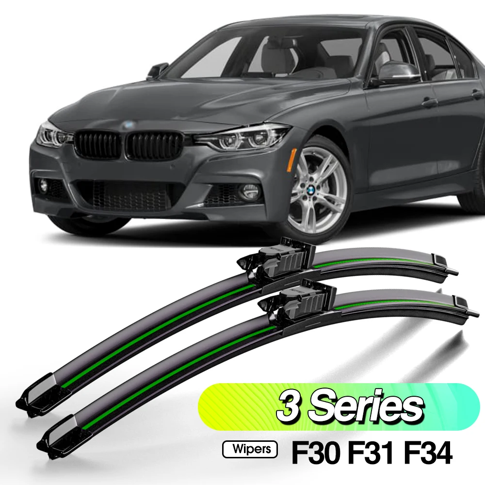 

For BMW 3 Series F30 F31 F34 2011-2019 2pcs Front Windshield Wiper Blades Windscreen Window Accessories 2013 2014 2015 2017 2018