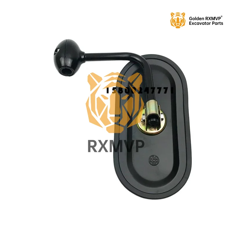 Reversing Mirror For Kobelco Hitachi Doosan Daewoo Komatsu Sanyi Songkat Excavator Rearview Mirror Reflector Excavator Accessori