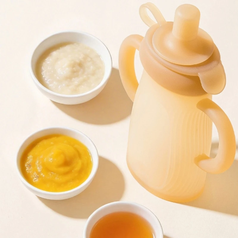 140Ml Soft Silicone Feeding For Toddlers Keeps Freshness With Secure Seal 425F