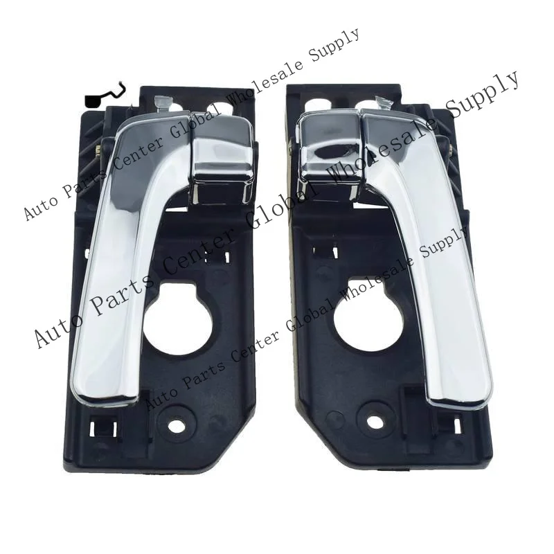 L+ Front LH RH Interior Door Handle Chrome For 2006-12 Kia Sedona 2007-08 Entourage